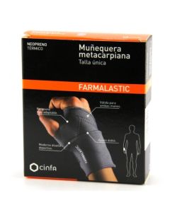 Farmalastic Muñequera Metacarpiana Neopreno Térmico Talla Única