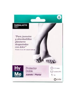 Farmalastic Feet Protector Doble Juanete + Plantar G 1 Par