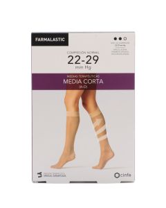 Farmalastic Media Corta Talla E Compresión Normal Beige 1 Par Cinfa