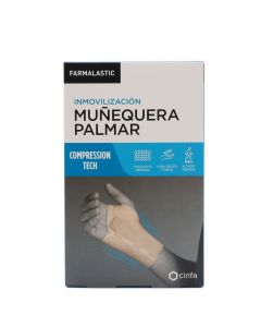 Farmalastic Muñequera Palmar Talla M con Férula Extraíble Ambas Manos 
