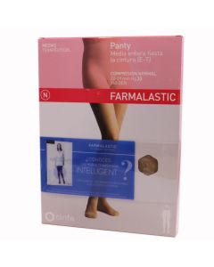 Farmalastic Panty Media P Compresión Normal Beige