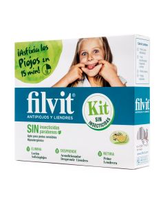 Filvit Antipiojos y Liendres Kit Sin Insecticidas