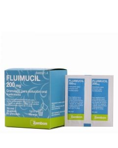 Fluimucil 200mg Granulado Para Solución Oral 30 Sobres