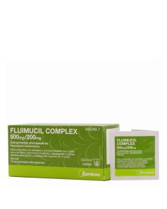 Fluimucil Complex 500/200mg 12 Comprimidos Efervescentes