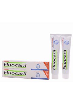 Fluocaril BiFluoré Encías Pasta Dentífrica 75ml x 2 Pack Ahorro