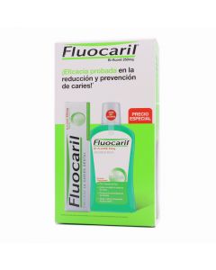 Fluocaril Pasta Dental 125ml+Enjuague Bucal 500ml Pack