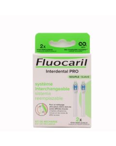 Fluocaril Interdental Pro Suave Kit de Recarga 2 Cabezales Reemplazables