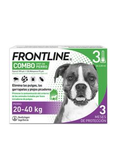 Frontline Combo Perro 20-40Kg 3 Pipetas-1