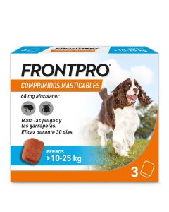 Frontpro Comprimidos Masticables para Perros 10-25Kg 3 Comprimidos-1