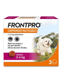 Frontpro Comprimidos Masticables para Perros 2-4Kg 3 Comprimidos-1