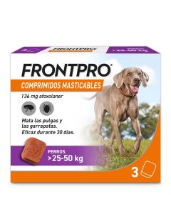Frontpro Comprimidos Masticables para Perros 25-50Kg 3 Comprimidos-1