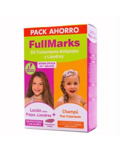 FullMarks Kit Tratamiento Antipiojos y Liendres