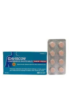 Gaviscon Fresa 48 Comprimidos Masticables