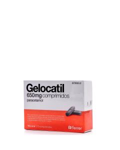 Gelocatil 650 mg 12 Comprimidos Paracetamol