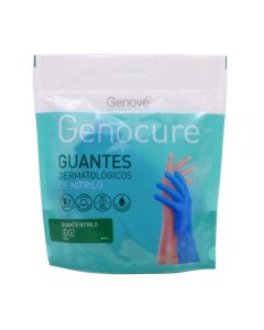 Guantes de Nitrilo Talla S6 Dermatológicos Genocure Genove 1 Par
