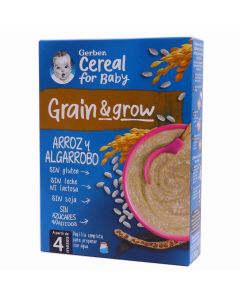 Gerber Cereales Arroz y Algarrobo Sin Gluten 250 g Nestlé