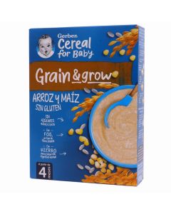 Gerber Arroz y Maíz Sin Gluten Estuche 250g