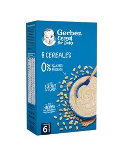 Gerber Cereal 8 Cereales 500g Nestlé. Imagen 1.