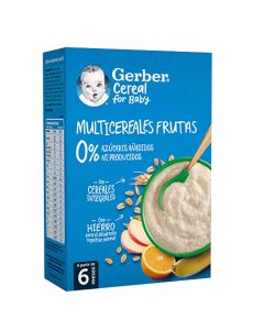Gerber Cereales Multicereales Frutas 270g Nestlé