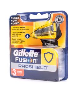 Gillette Fusion ProShield Recambio 3 uds