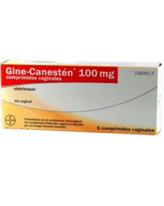 Gine Canesten 100mg 6 Comprimidos Vaginales