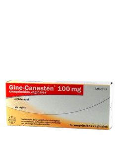 Gine Canesten 100mg 6 Comprimidos Vaginales                                                         