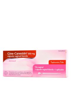 Gine Canestén 500 mg 1 Cápsula Vaginal Blanda