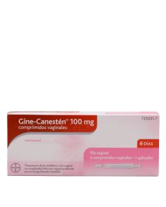 Gine Canesten 100mg 6 Comprimidos Vaginales                                                         