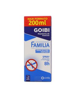 Goibi Antimosquitos Familia Spray 200ml Maxi Formato