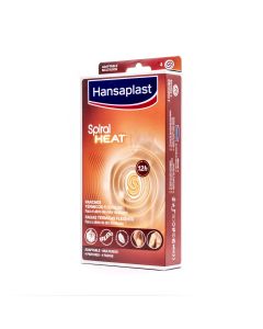 Hansaplast Spiral Heat Parches Térmicos Flexibles 4 Parches Multiusos