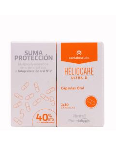 Heliocare Ultra D Cápsulas Oral 30 Cápsulas x 2 Pack Duplo 40%Dto 2ªUd