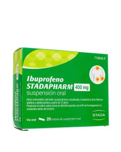 Ibuprofeno Stadapharm 400mg 20 Sobres Suspensión Oral