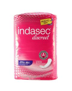 Indasec Discreet Extra 20 Compresas para Pérdidas de Orina