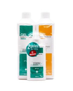 Inibsa Gel Dermatológico Pack Colágeno 1l+Multicereales 1l+200ml Obsequio