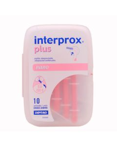 Interprox Plus NANO 0,6 10 Cepillos Interproximales Envase Ahorro