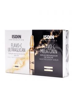 Isdinceutics Flavo-C Ultraglican+Flavo-C Melatonin Isdin Nueva Textura Pack