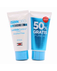 Isdin Deo Lambda Control Crema Alcohol Free 50ml x 2 Duplo 50%Dto 2ªUd-1