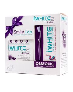 iWhite Instant Smile Box Kit Blanqueamiento Dental+Pasta+Cepillo Regalo 