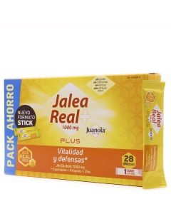 Juanola Jalea Real Plus 1000 mg Vitalidad y Defensas 28 Sticks