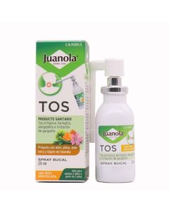 Juanola Tos Spray Bucal Sabor Miel Mentolada 20ml
