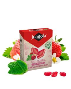 Juanola Perlas Balsámicas Fresa Mentolada 25g