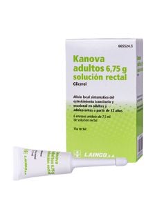 Kanova Adultos 6 Enemas Solución Rectal