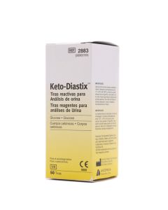 Keto-Diastix Tiras Reactivas Para Análisis de Orina Glucosa/Acetona 50 Tiras Ascensia