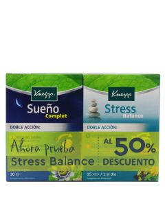 Kneipp Sueño Complet 30 Comprimidos + Stress Balance 15 Comprimidos Pack