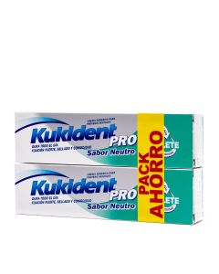 Kukident Pro Complete Sabor Neutro 47g+47g DUPLO Pack Ahorro