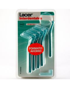 Lacer Interdentales Extrafino Angular 0,6mm 10 Cepillos Formato Ahorro