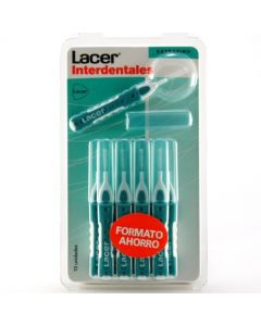 Lacer Interdentales Extrafino Recto 0,6mm 10 Cepillos Formato Ahorro