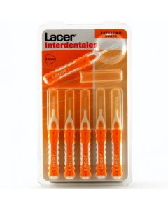 Lacer Interdentales Extrafino Suave Recto 0,5mm 6 Cepillos