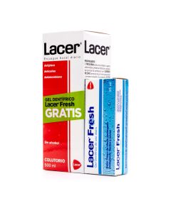 Lacer Colutorio 500ml+Lacer Fresh Gel Dentífrico 35ml Pack