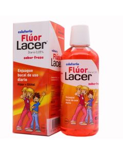 Fluor Lacer Colutorio Diario 0,05% Sabor Fresa 500ml